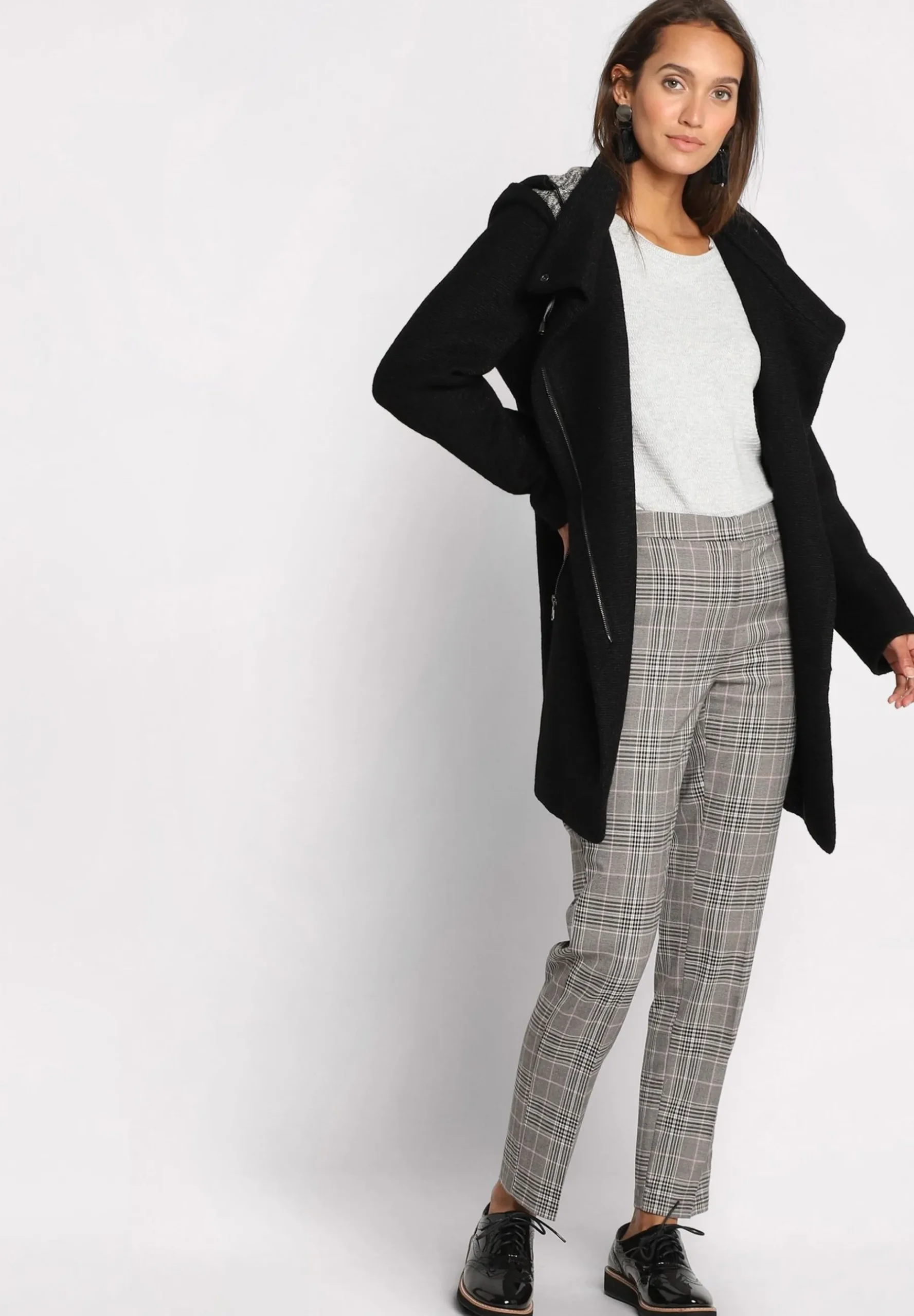 Asymmetrisch Geschwungener - Manteau Court|Cache Cache Cheap