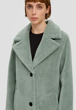 Aus Teddy-Plusch - Manteau Classique|s.Oliver Outlet