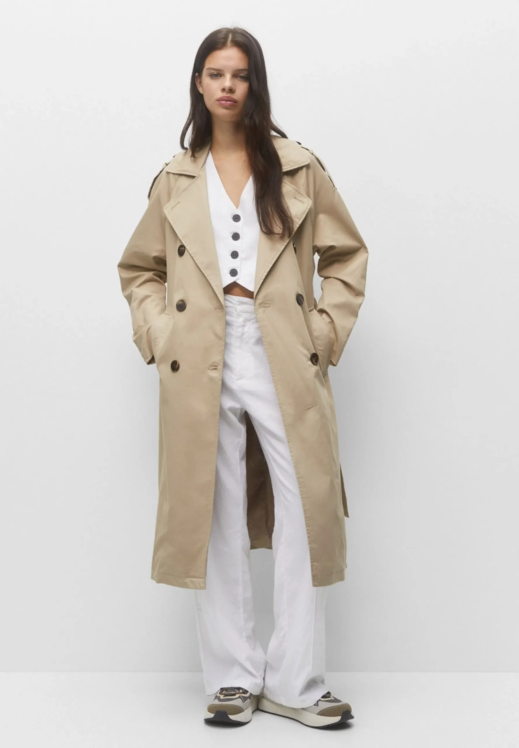Basic - Trench|PULL&BEAR Sale
