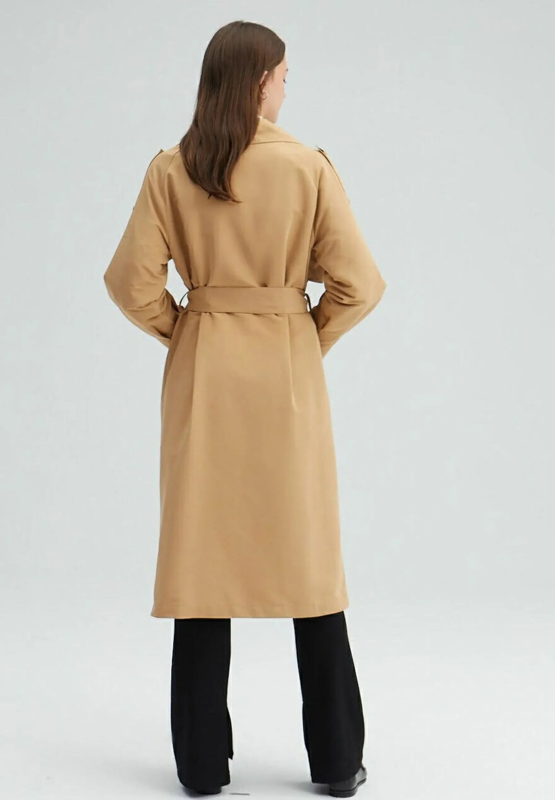 Belted Double Breasted - Trench|Touché Privé Cheap