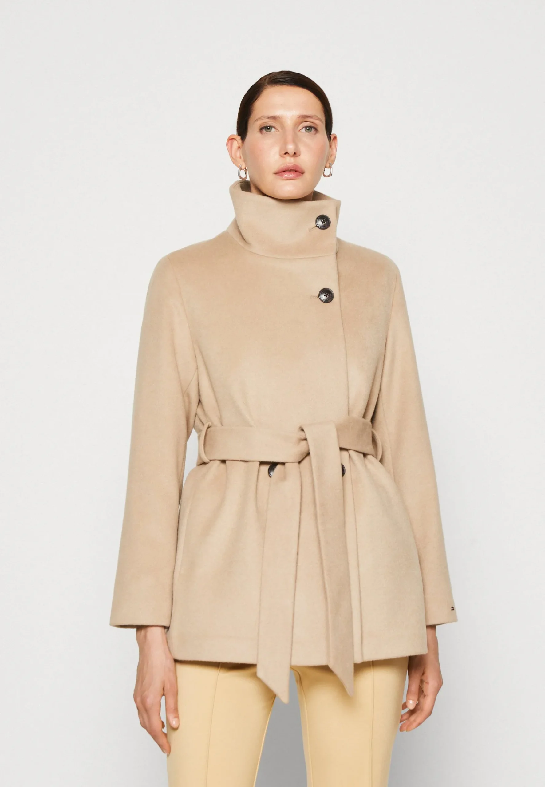 Belted Funnel - Manteau Court|Tommy Hilfiger Discount