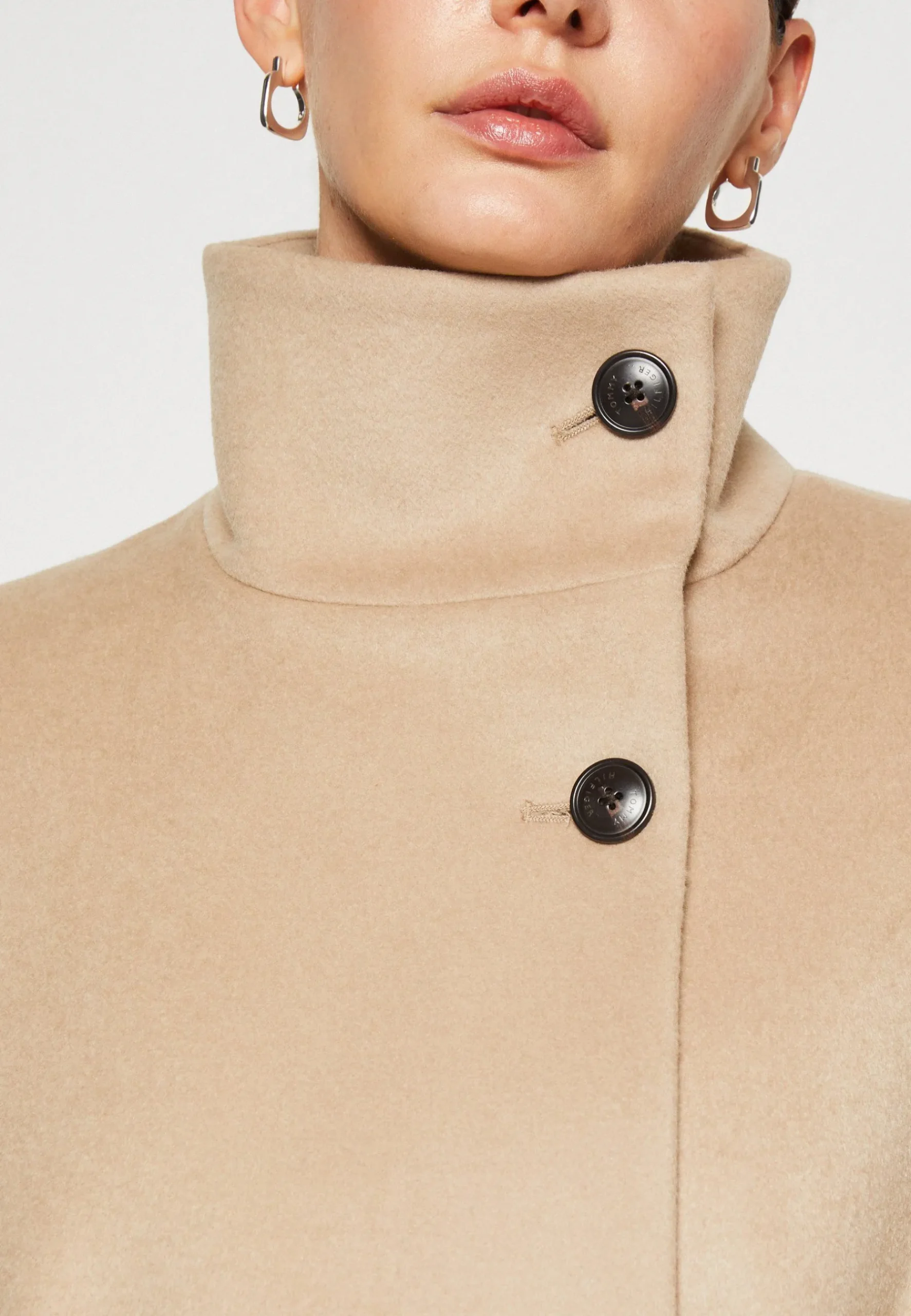 Belted Funnel - Manteau Court|Tommy Hilfiger Discount