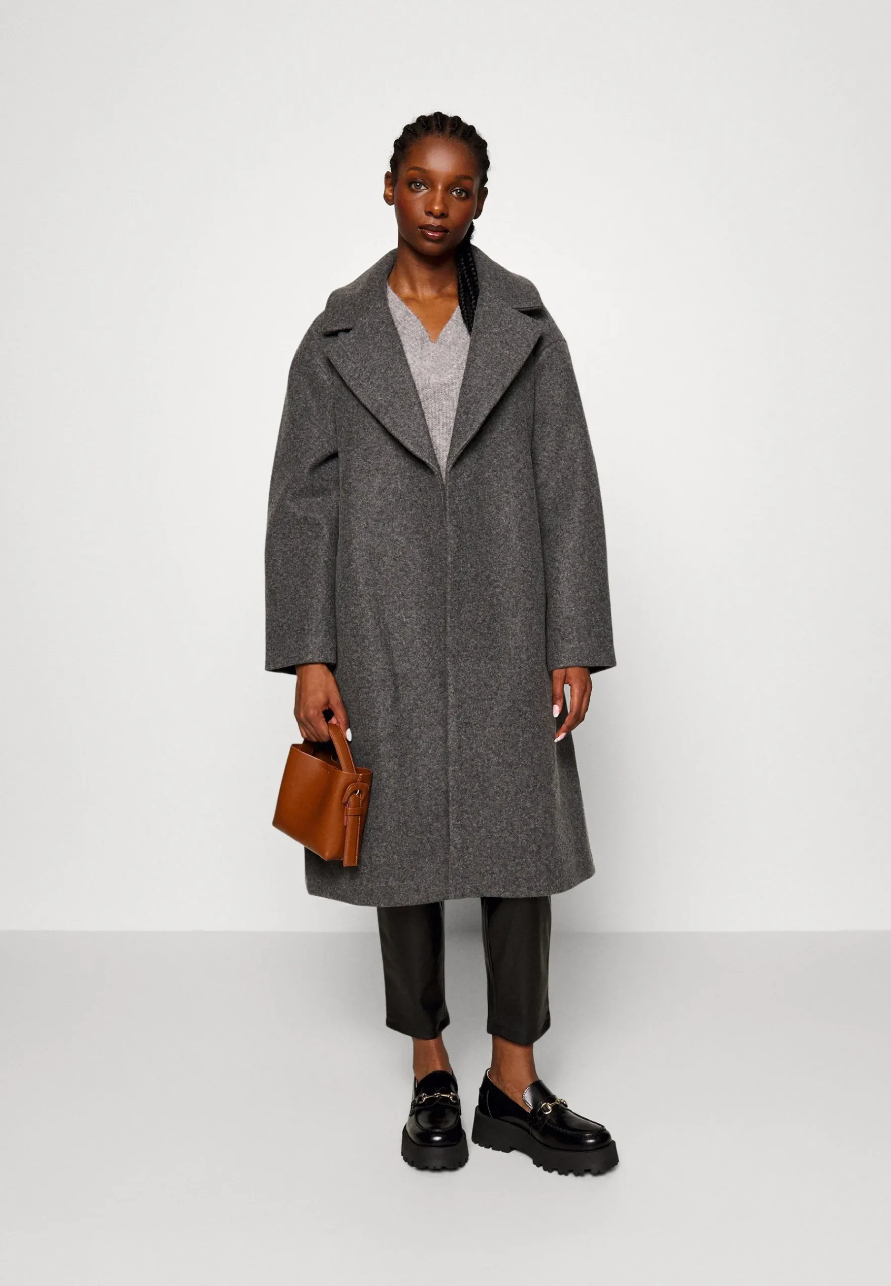 Belted Long Coat - Manteau Classique|Gina Tricot Petite New