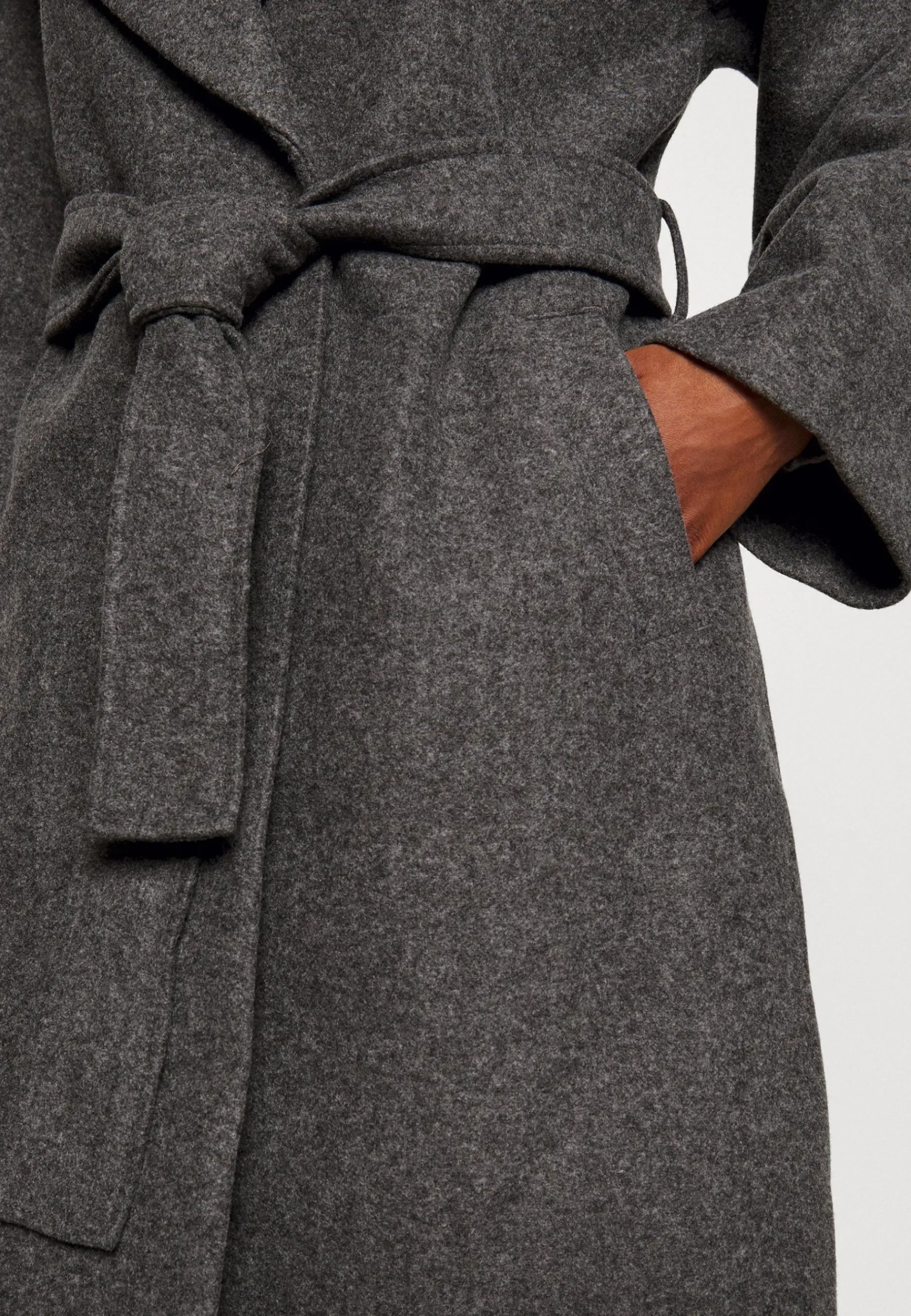 Belted Long Coat - Manteau Classique|Gina Tricot Petite New
