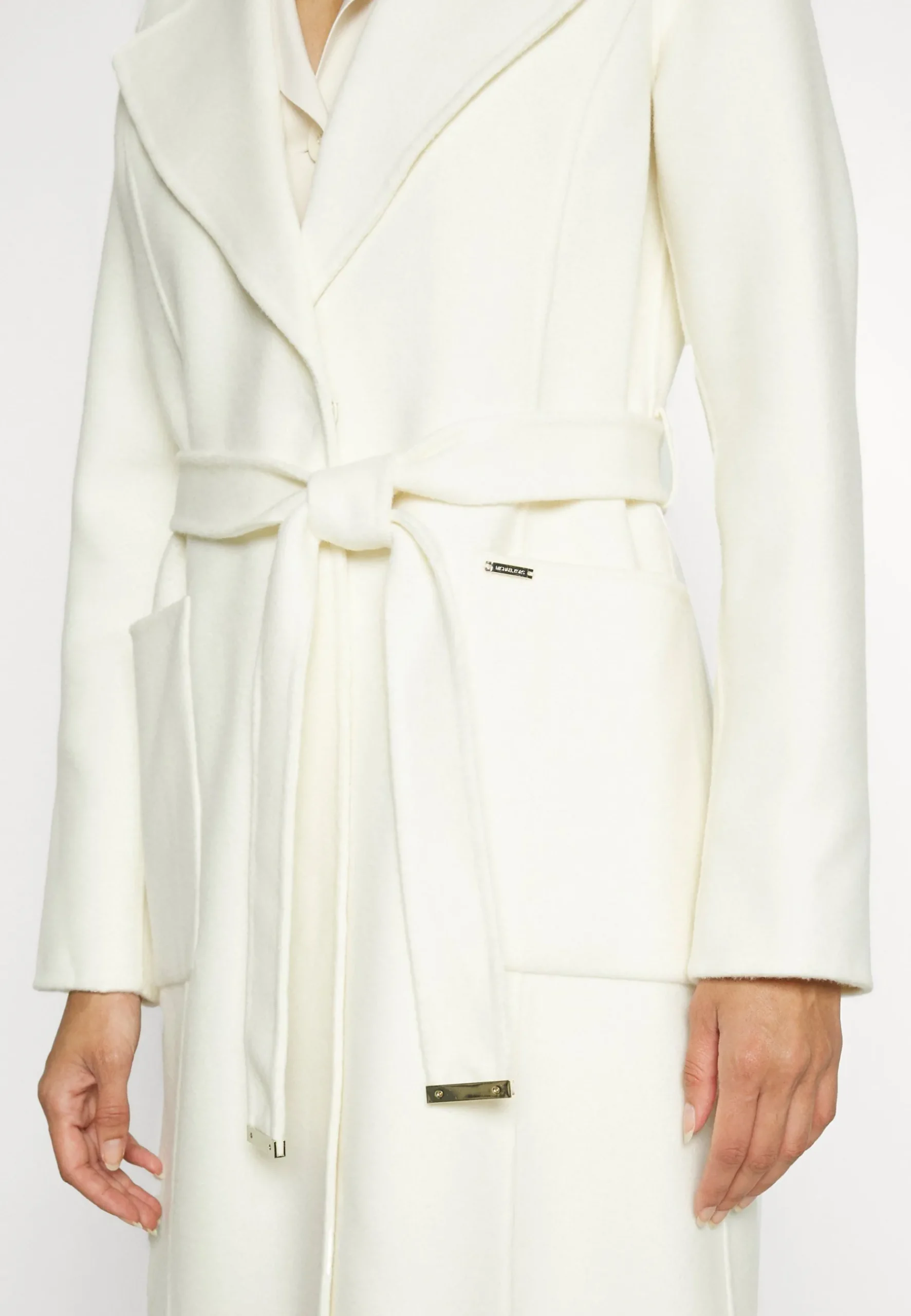 Belted Wrap Style Face Coat - Manteau Classique|MICHAEL Michael Kors Clearance
