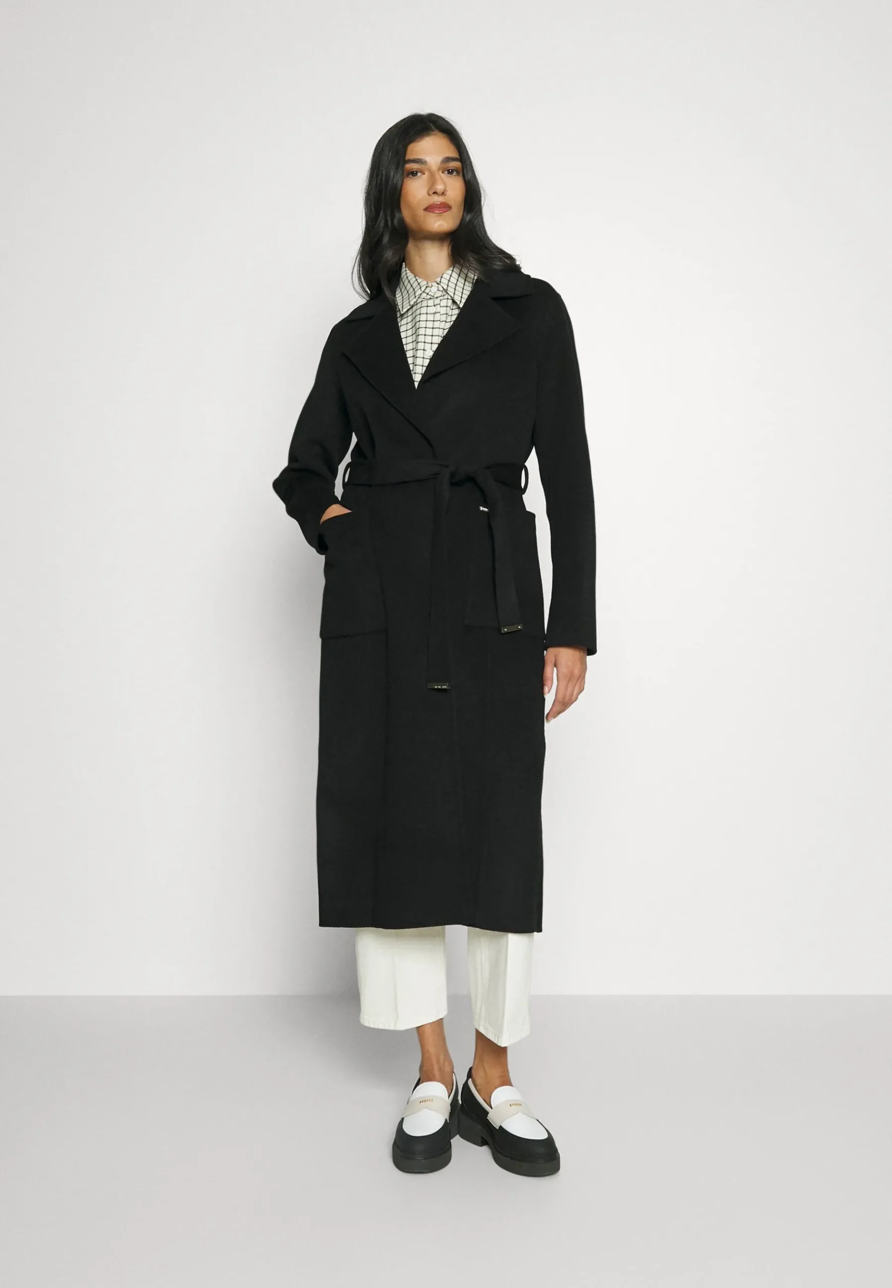 Belted Wrap Style Face Coat - Manteau Classique|MICHAEL Michael Kors Cheap