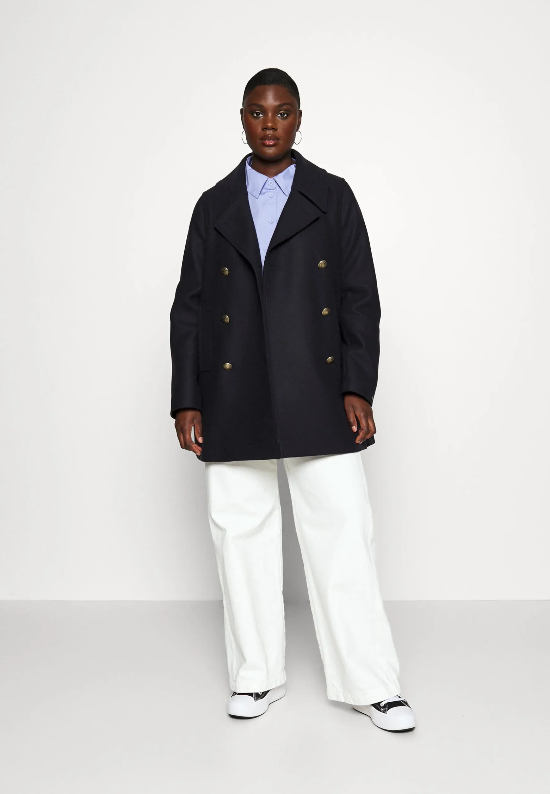 Blend Classic Peacoat Plus Size - Manteau Classique|Tommy Hilfiger Curve Discount