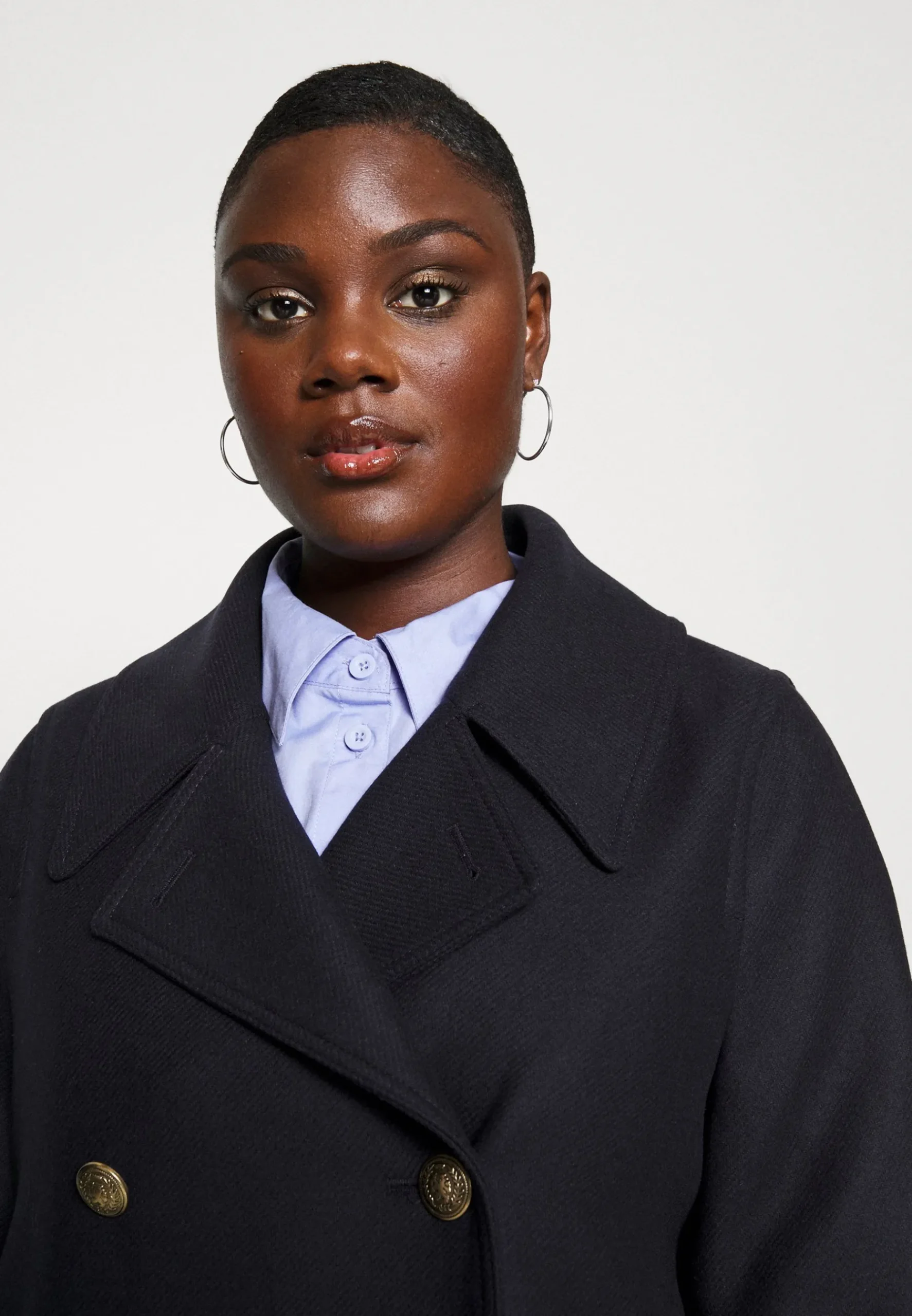 Blend Classic Peacoat Plus Size - Manteau Classique|Tommy Hilfiger Curve Discount