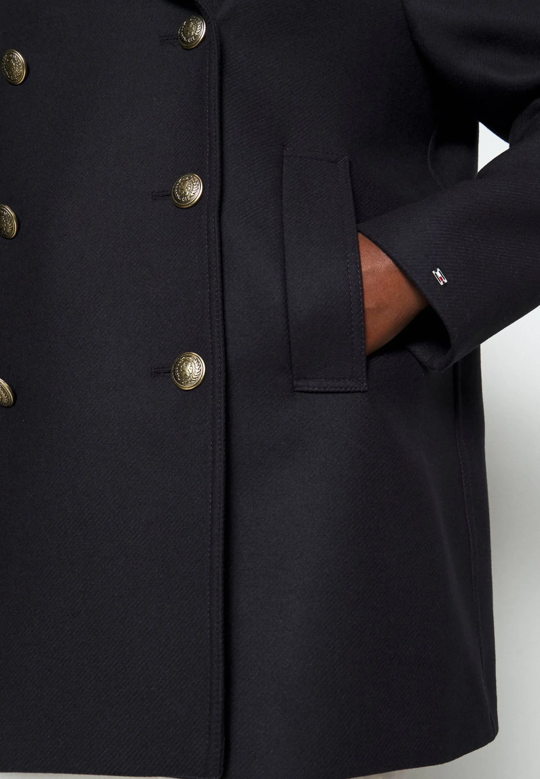 Blend Classic Peacoat Plus Size - Manteau Classique|Tommy Hilfiger Curve Discount