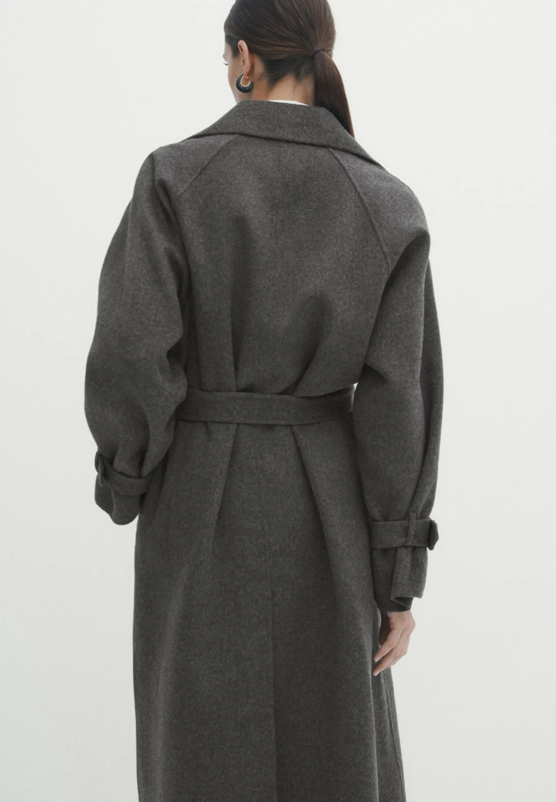 Blend Double-Breasted - Trench|Massimo Dutti Outlet