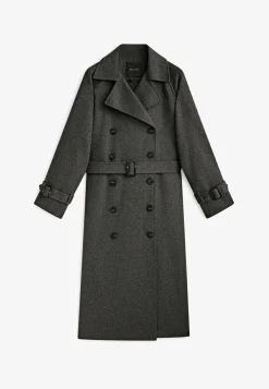 Blend Double-Breasted - Trench|Massimo Dutti Outlet