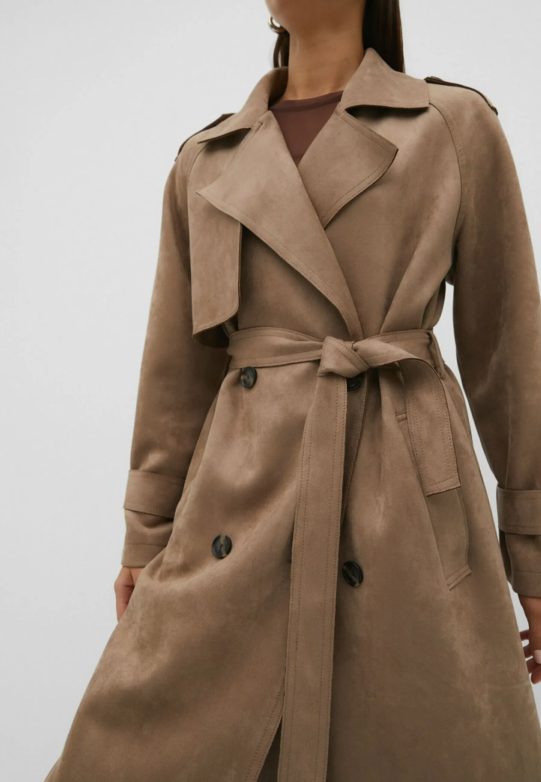 Bonded - Trench|Stradivarius Outlet