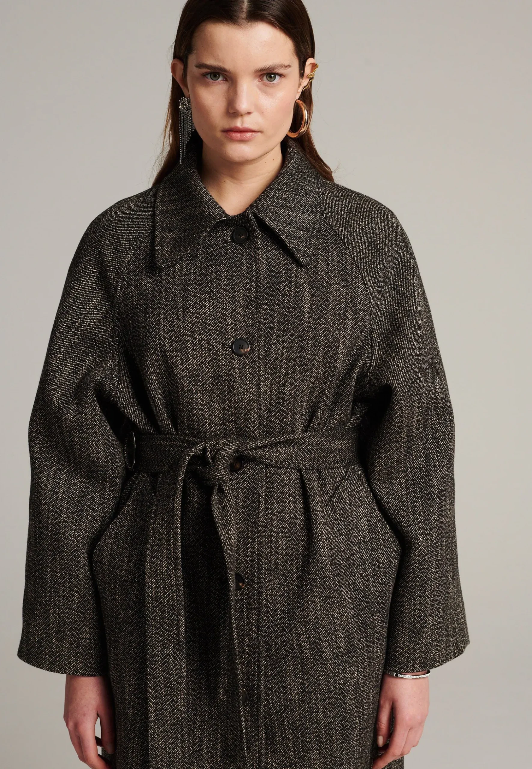 Capture Melange - Manteau Court|FRENKEN New