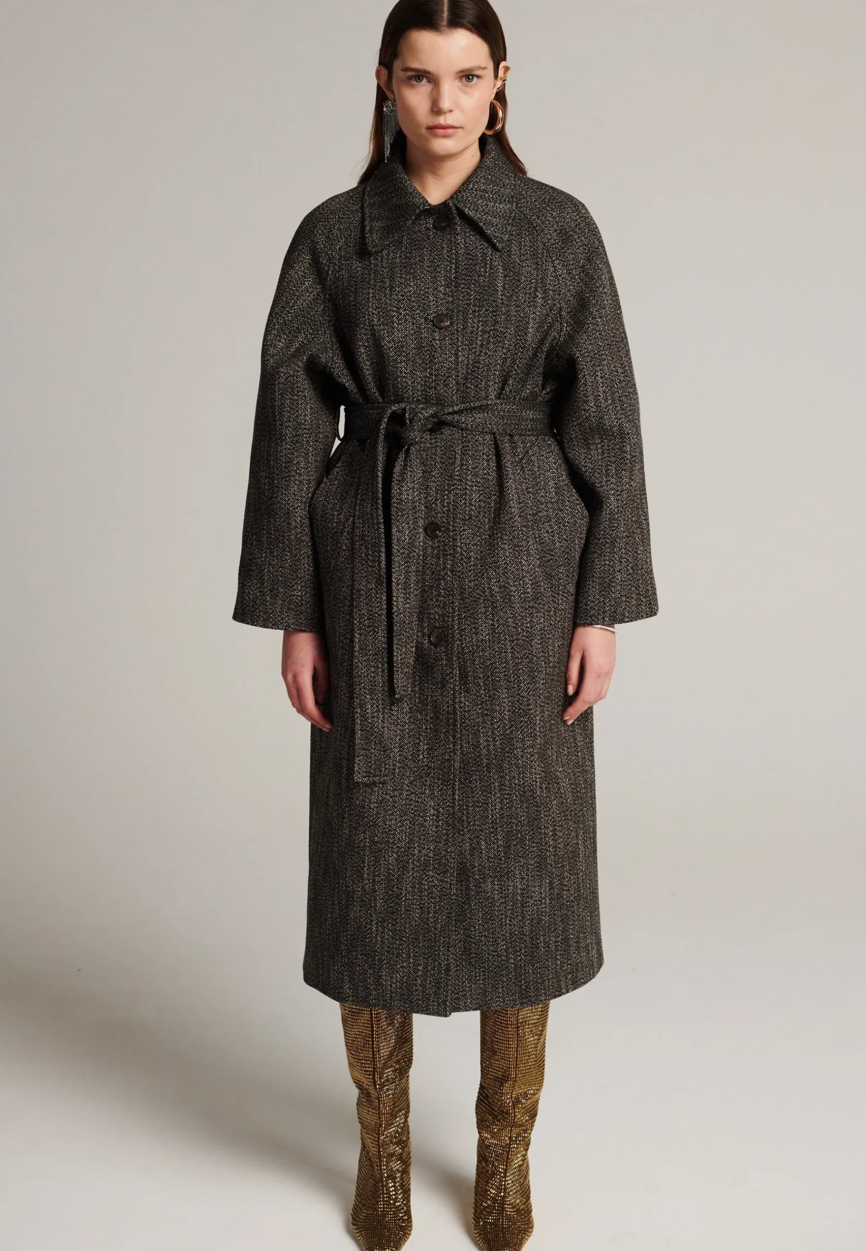 Capture Melange - Manteau Court|FRENKEN New