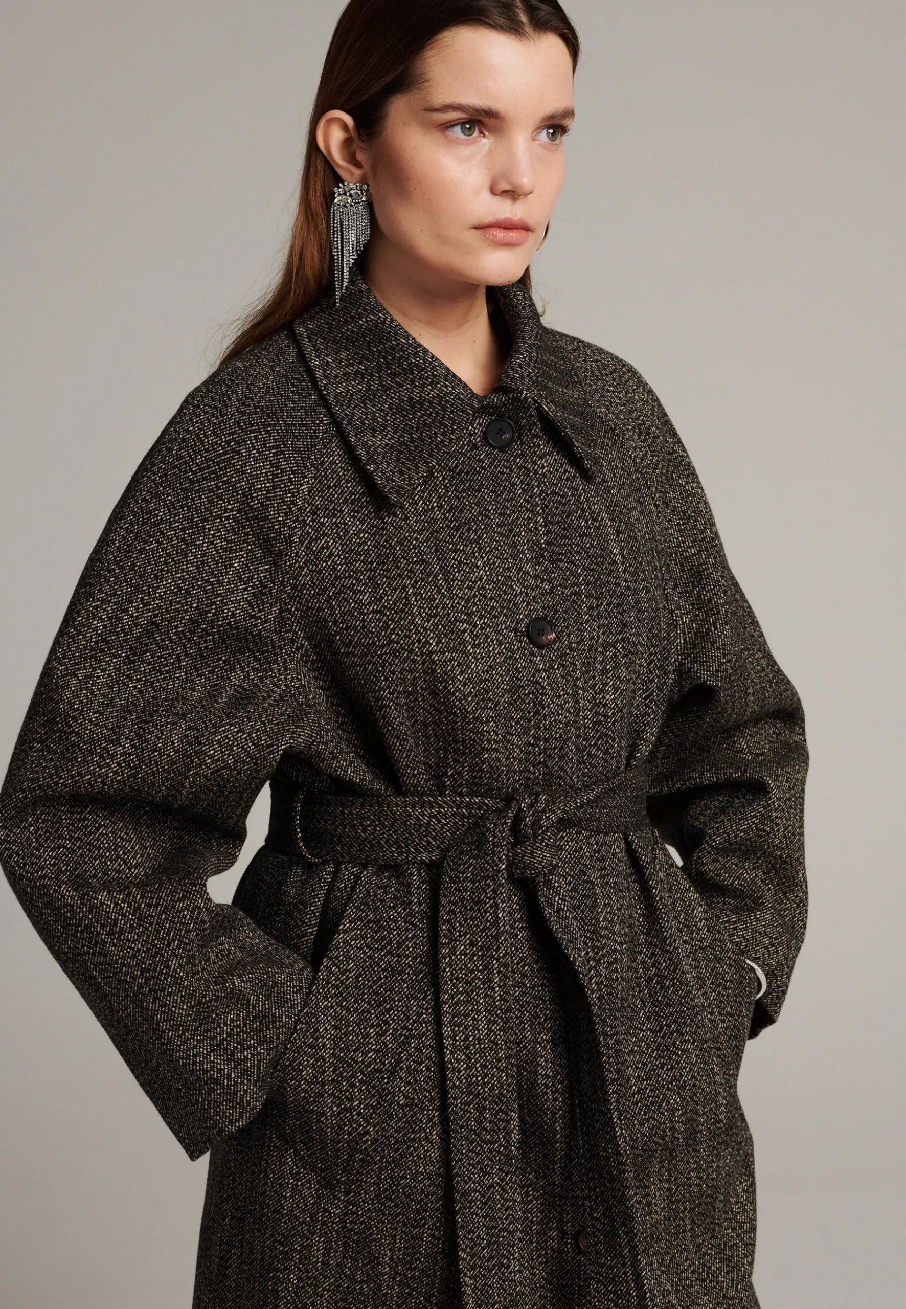 Capture Melange - Manteau Court|FRENKEN New