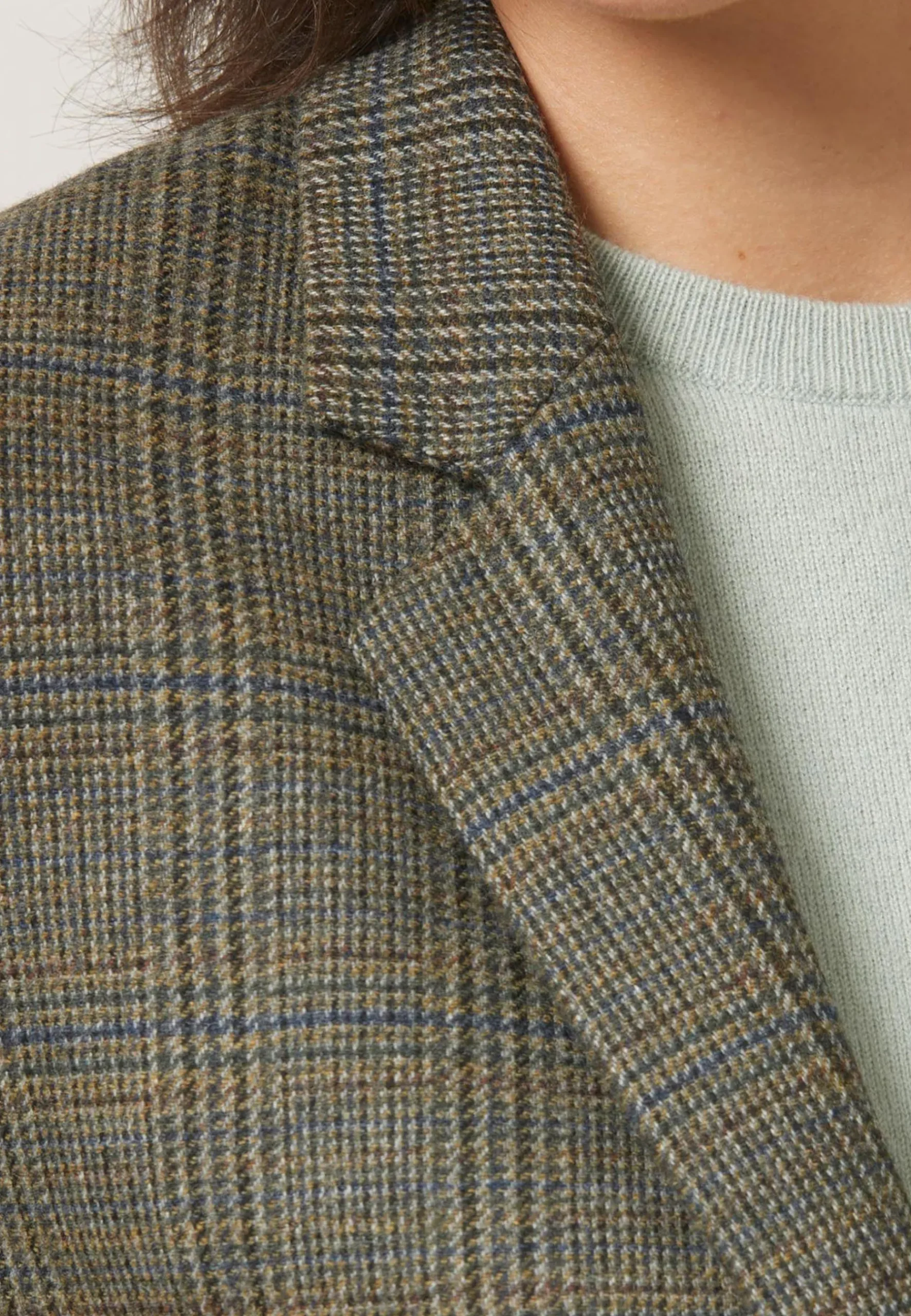 Cassie Magee Tweed Check - Manteau Court|Helen McAlinden Dublin Best