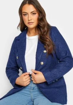 Check Boucle - Manteau Court|Yours Clothing Online