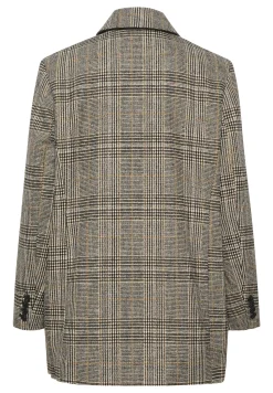 Chicka Checked - Manteau Court|Soaked in Luxury Cheap