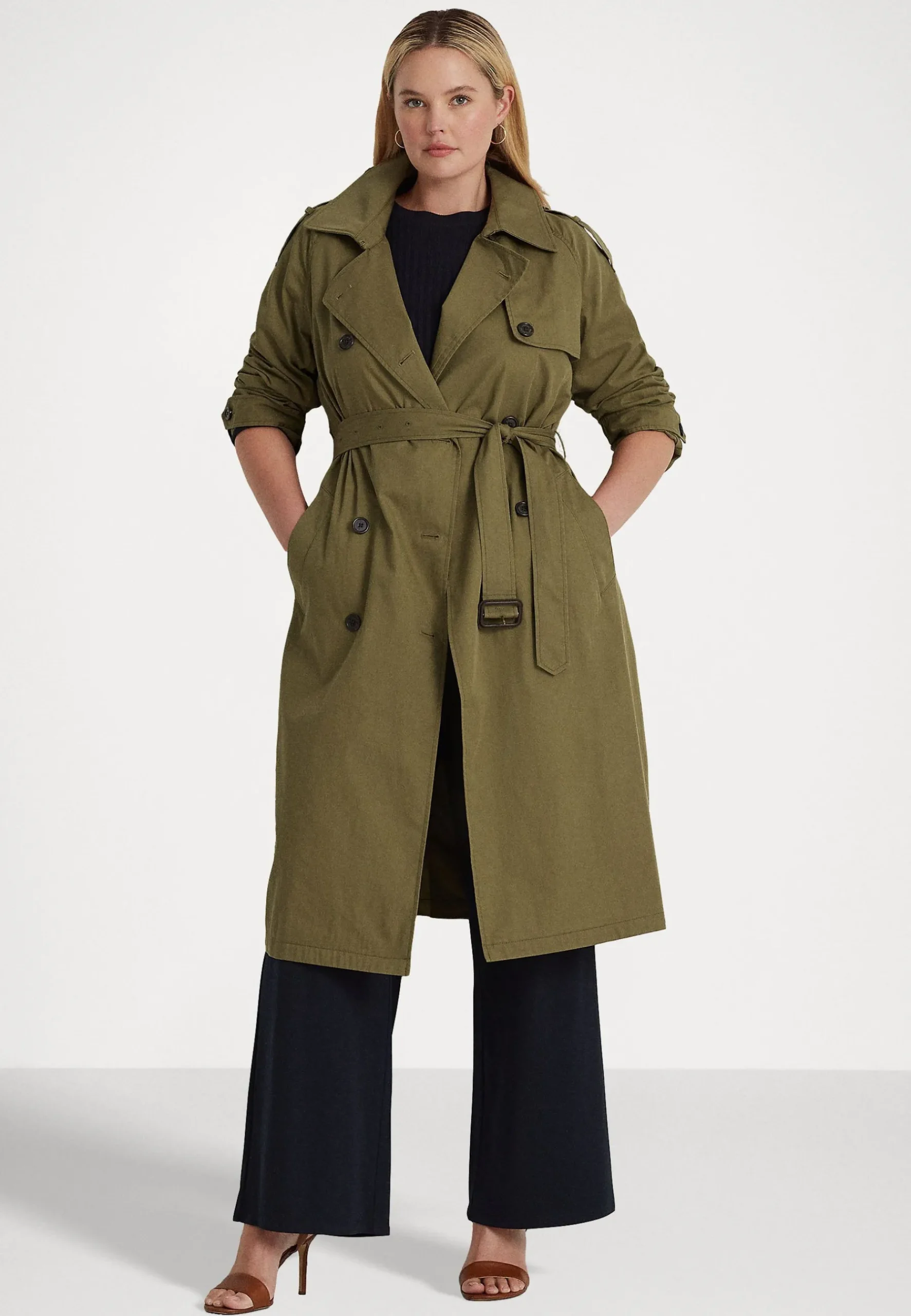 Cimby Unlined - Trench|Lauren Ralph Lauren Woman Clearance