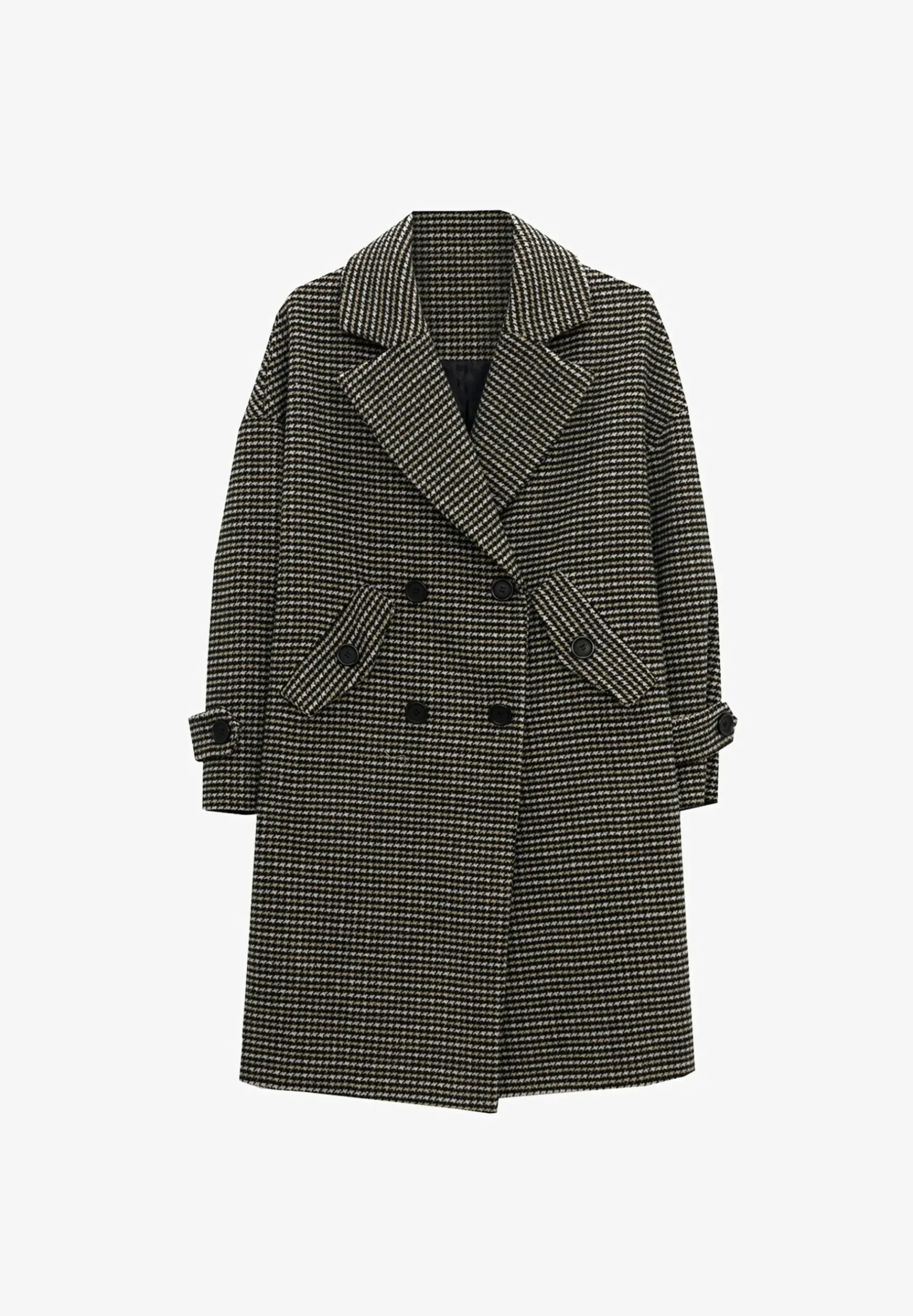 Classic Cut With Front Crossover - Manteau Court|System Action Sale