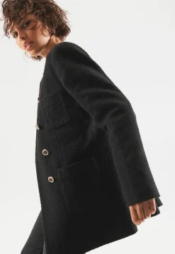 Collarless Coat - Manteau Court|Next Online