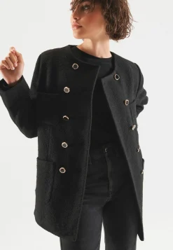 Collarless Coat - Manteau Court|Next Online