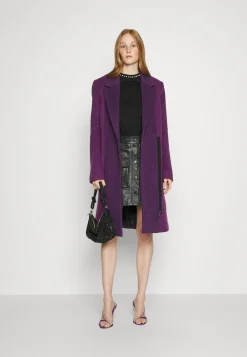 Contrast Panel Zip - Manteau Classique|KARL LAGERFELD New