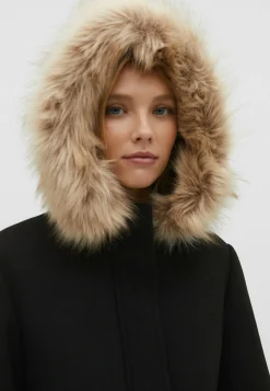 Cropped Felt Texture - Manteau Court|Stradivarius Cheap