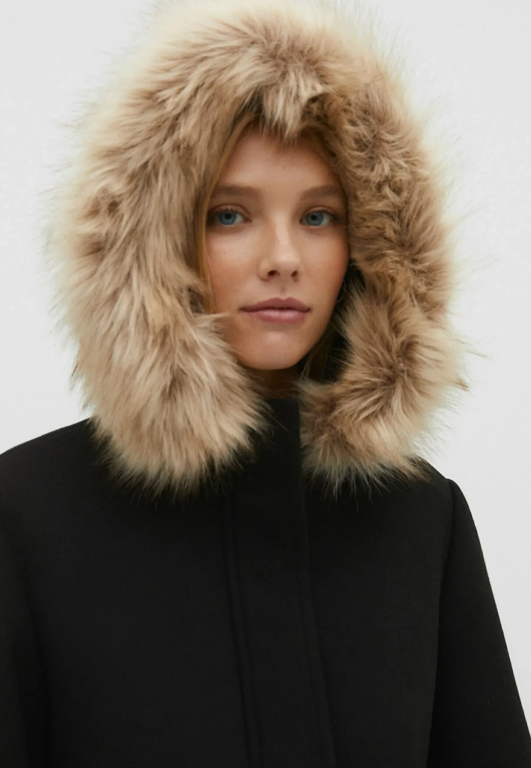 Cropped Felt Texture - Manteau Court|Stradivarius Cheap