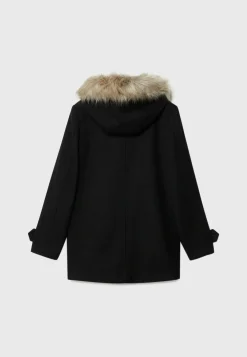 Cropped Felt Texture - Manteau Court|Stradivarius Cheap