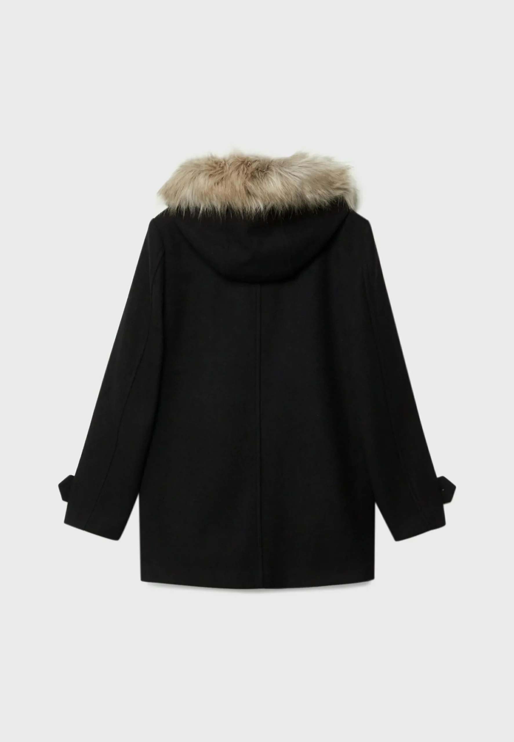 Cropped Felt Texture - Manteau Court|Stradivarius Cheap