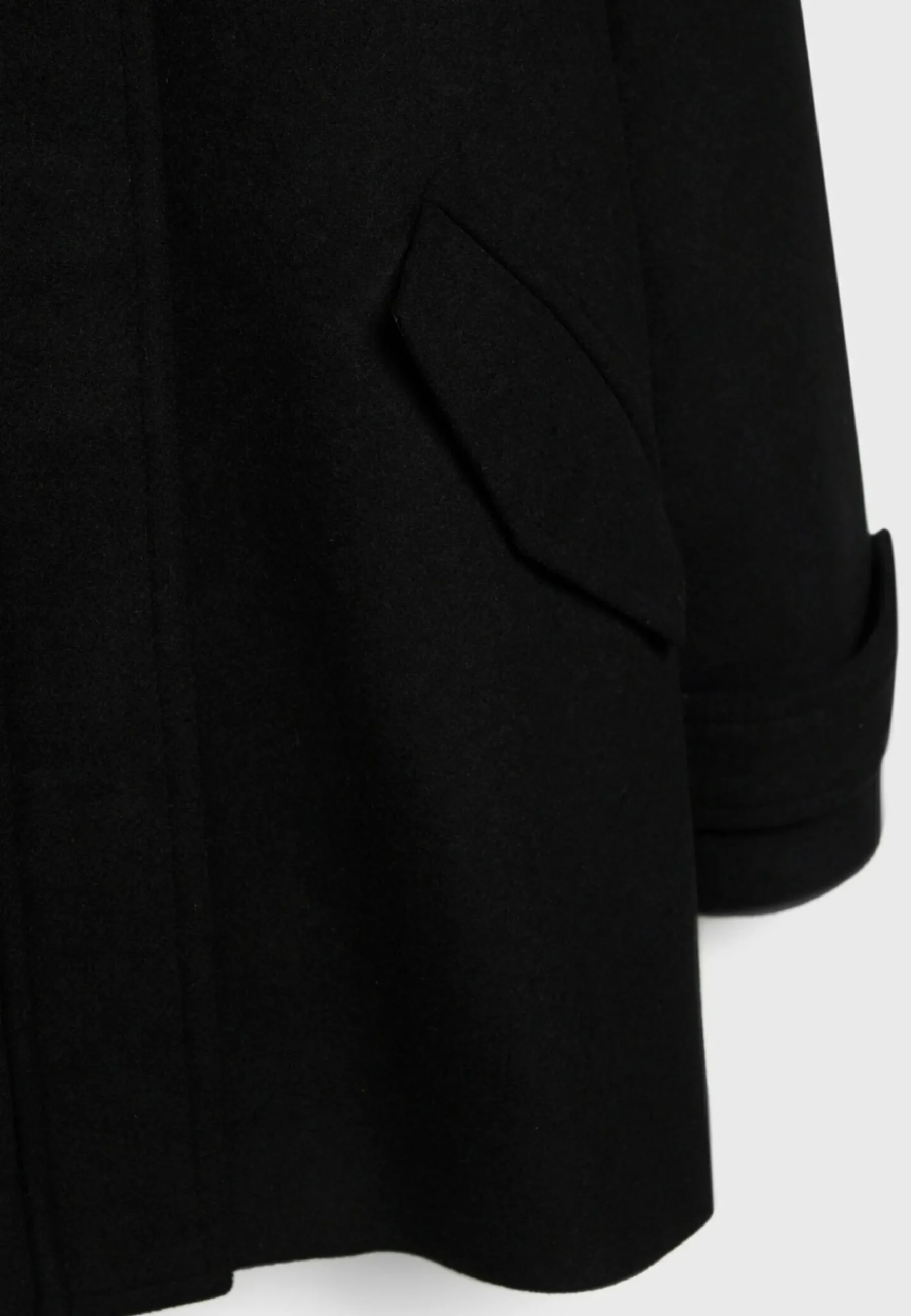 Cropped Felt Texture - Manteau Court|Stradivarius Cheap