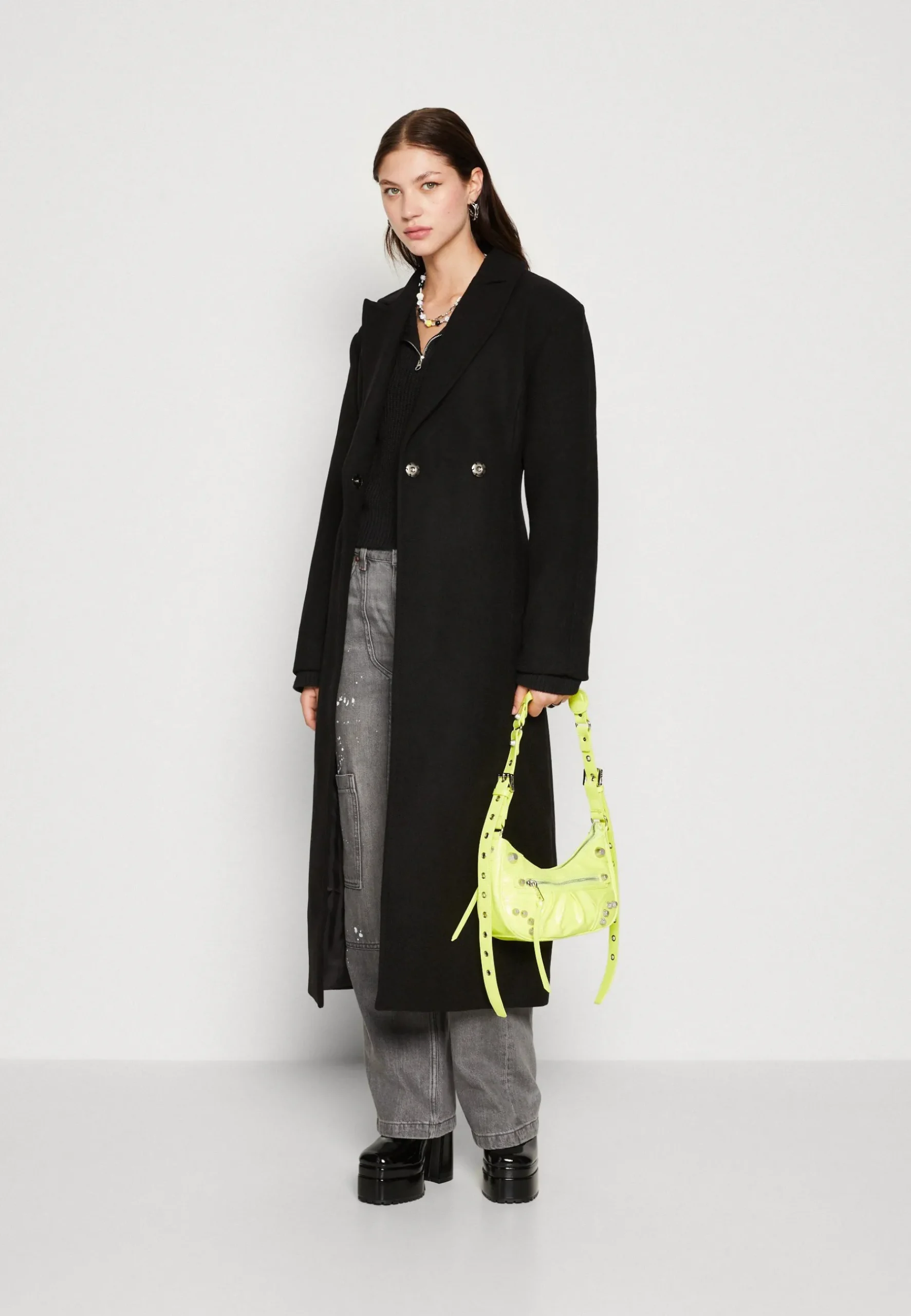 Delia Waisted Coat - Manteau Classique|Weekday Best