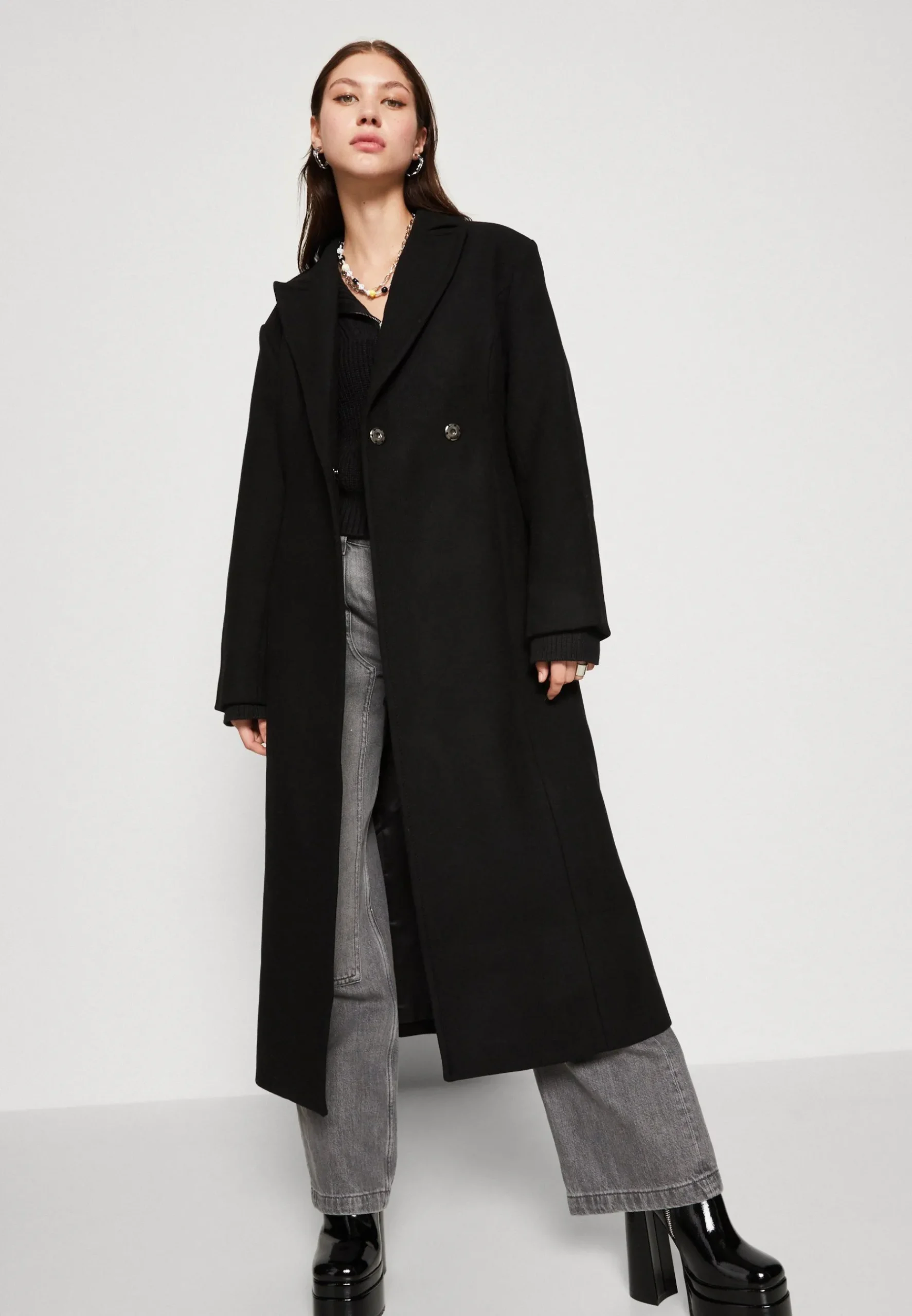 Delia Waisted Coat - Manteau Classique|Weekday Best