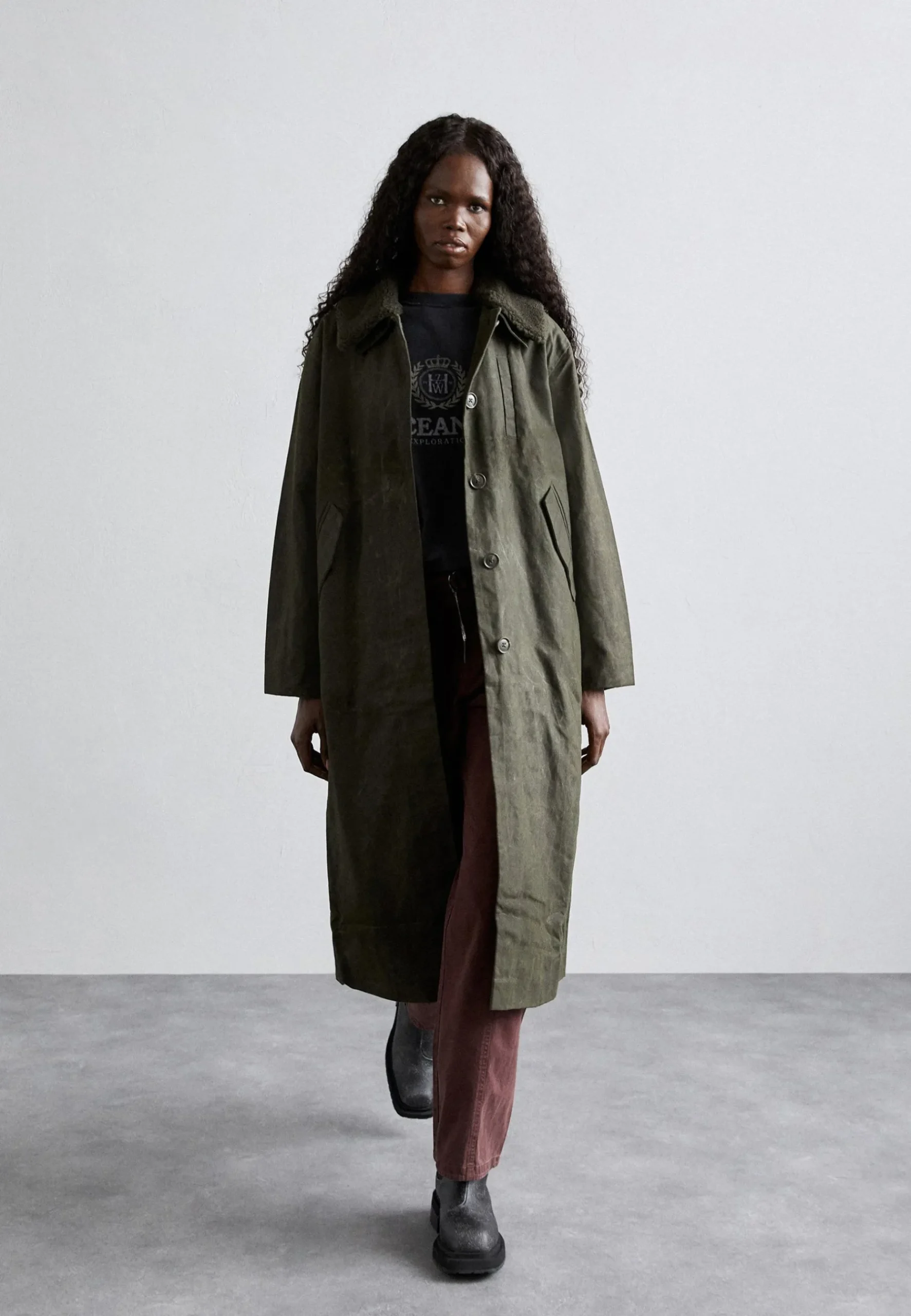 Diana Long Coat - Manteau Classique|Holzweiler Cheap