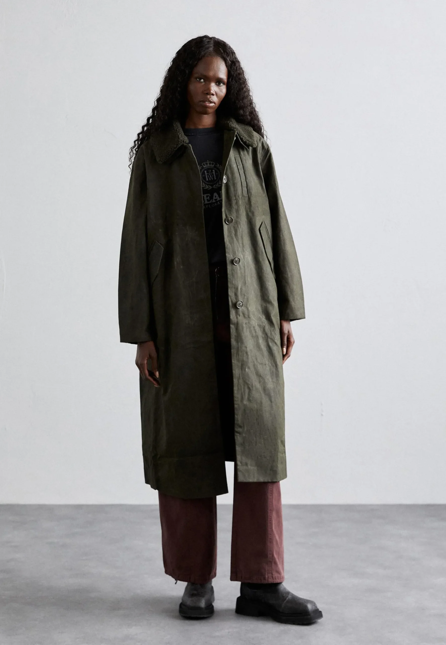Diana Long Coat - Manteau Classique|Holzweiler Cheap