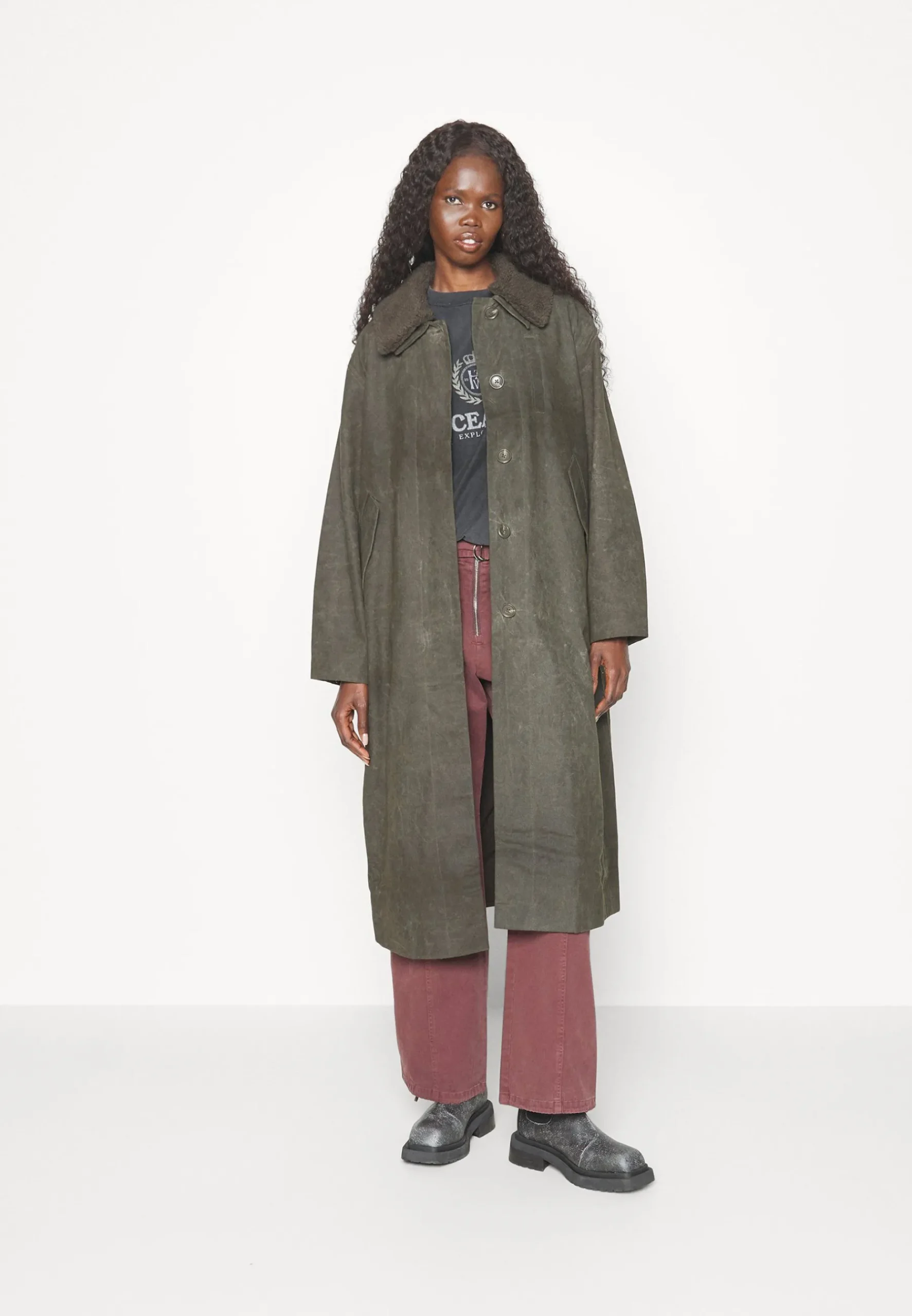 Diana Long Coat - Manteau Classique|Holzweiler Cheap