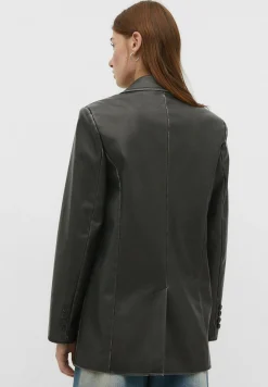 Distressed - Manteau Court|Stradivarius Cheap