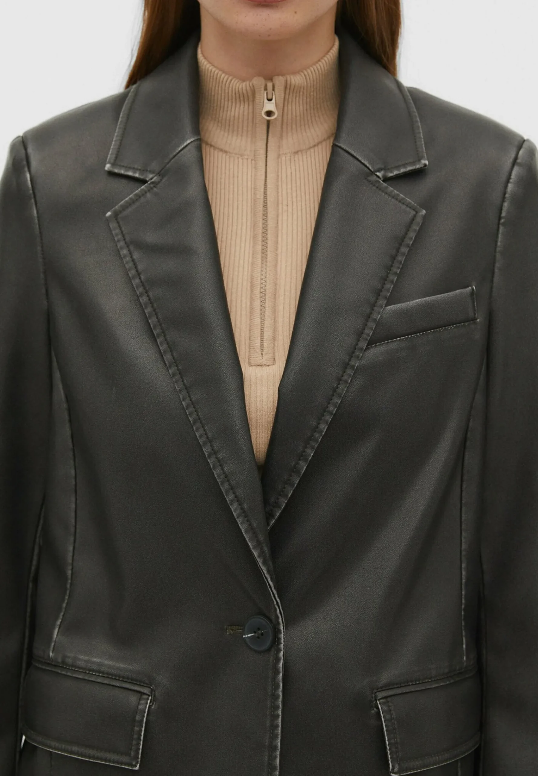Distressed - Manteau Court|Stradivarius Cheap