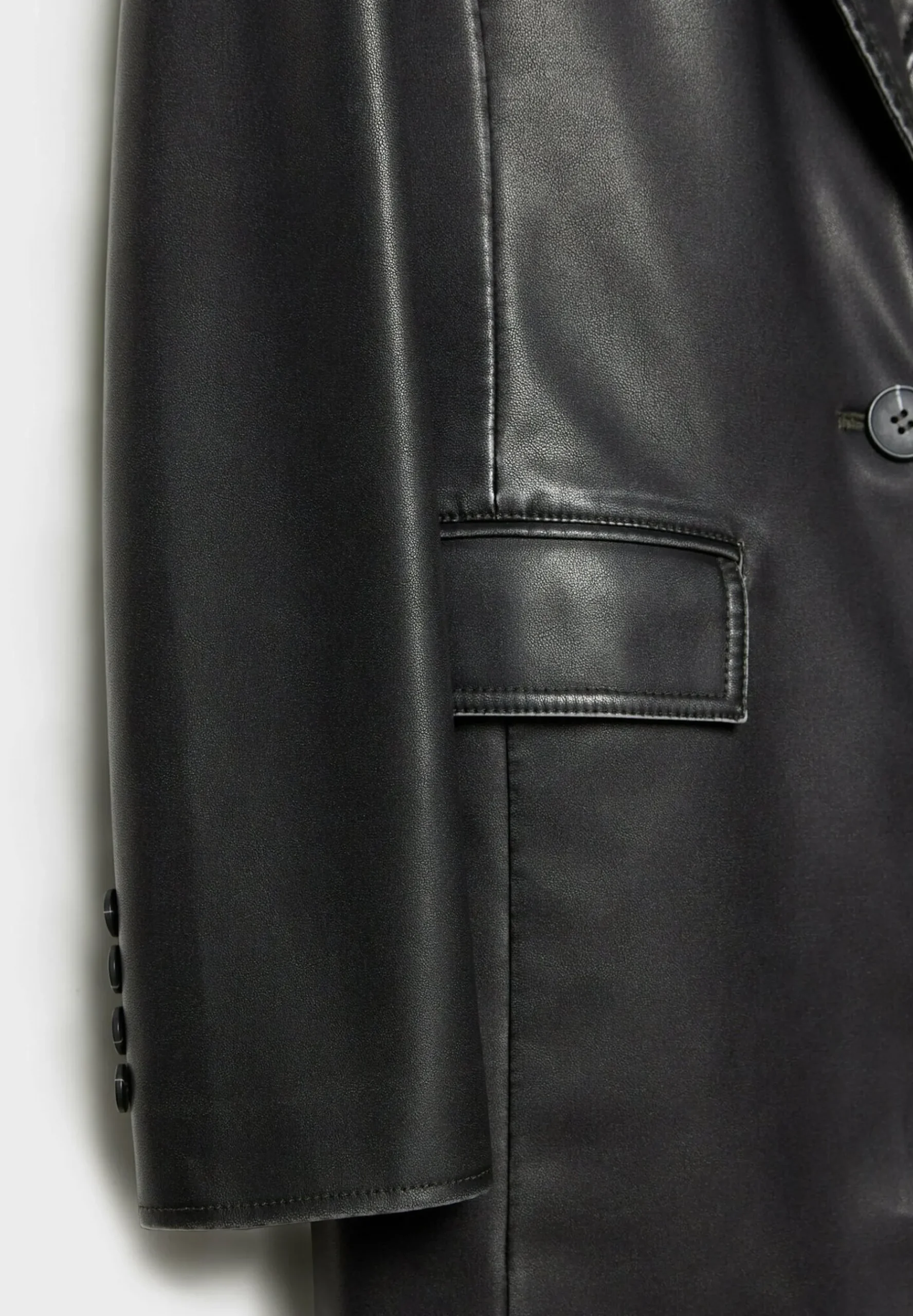 Distressed - Manteau Court|Stradivarius Cheap