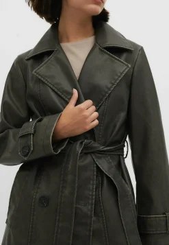 Distressed-Effect - Trench|Stradivarius Fashion