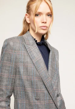 Double Boutonnage Fantaisie Prince De Galles - Manteau Court|Motivi Fashion