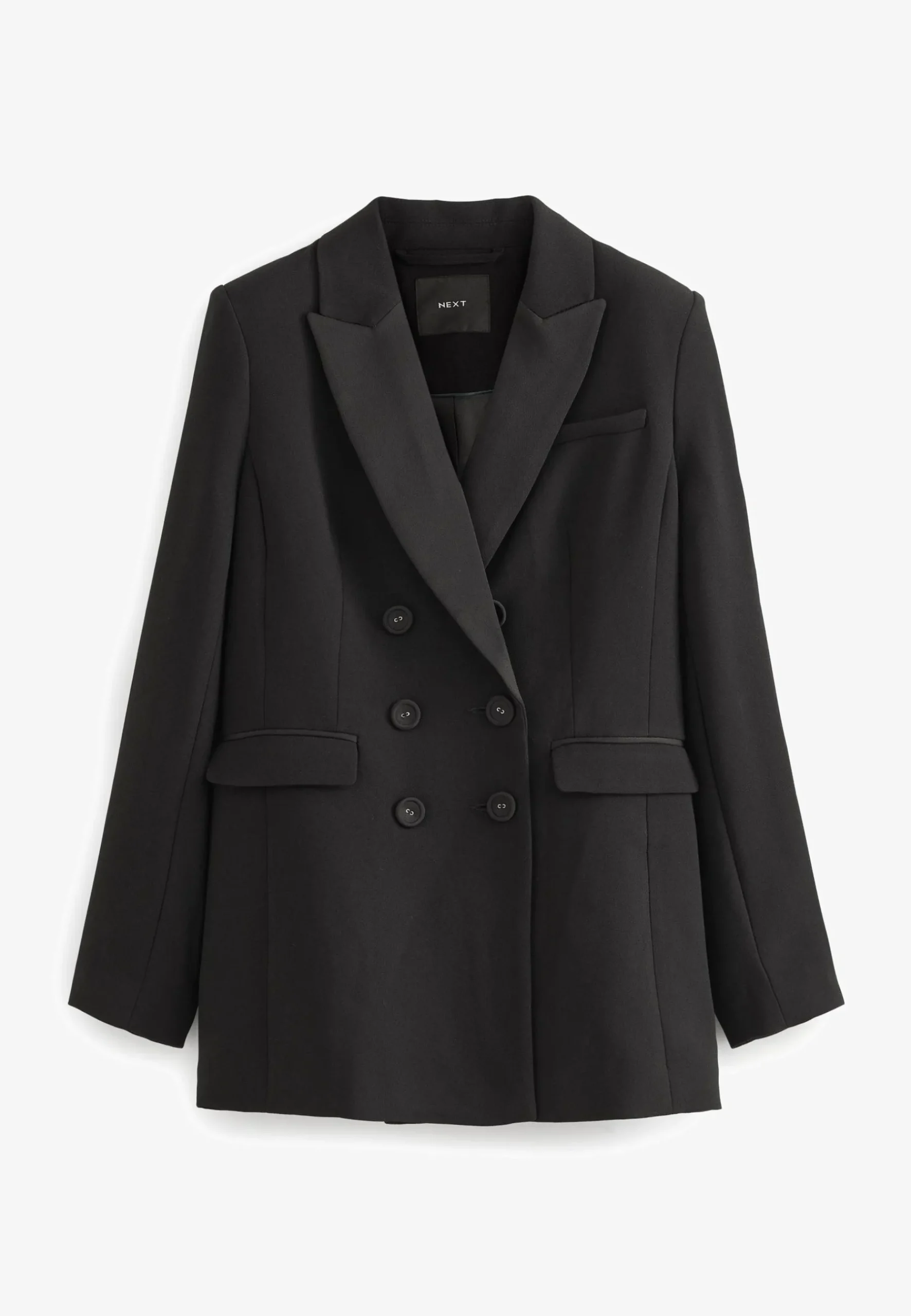 Double Breasted Crep - Manteau Court|Next Sale