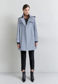 Double Breasted Mini - Trench|Norma Kamali Fashion