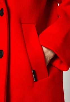 Double Breasted Soft Coat - Manteau Classique|KARL LAGERFELD New