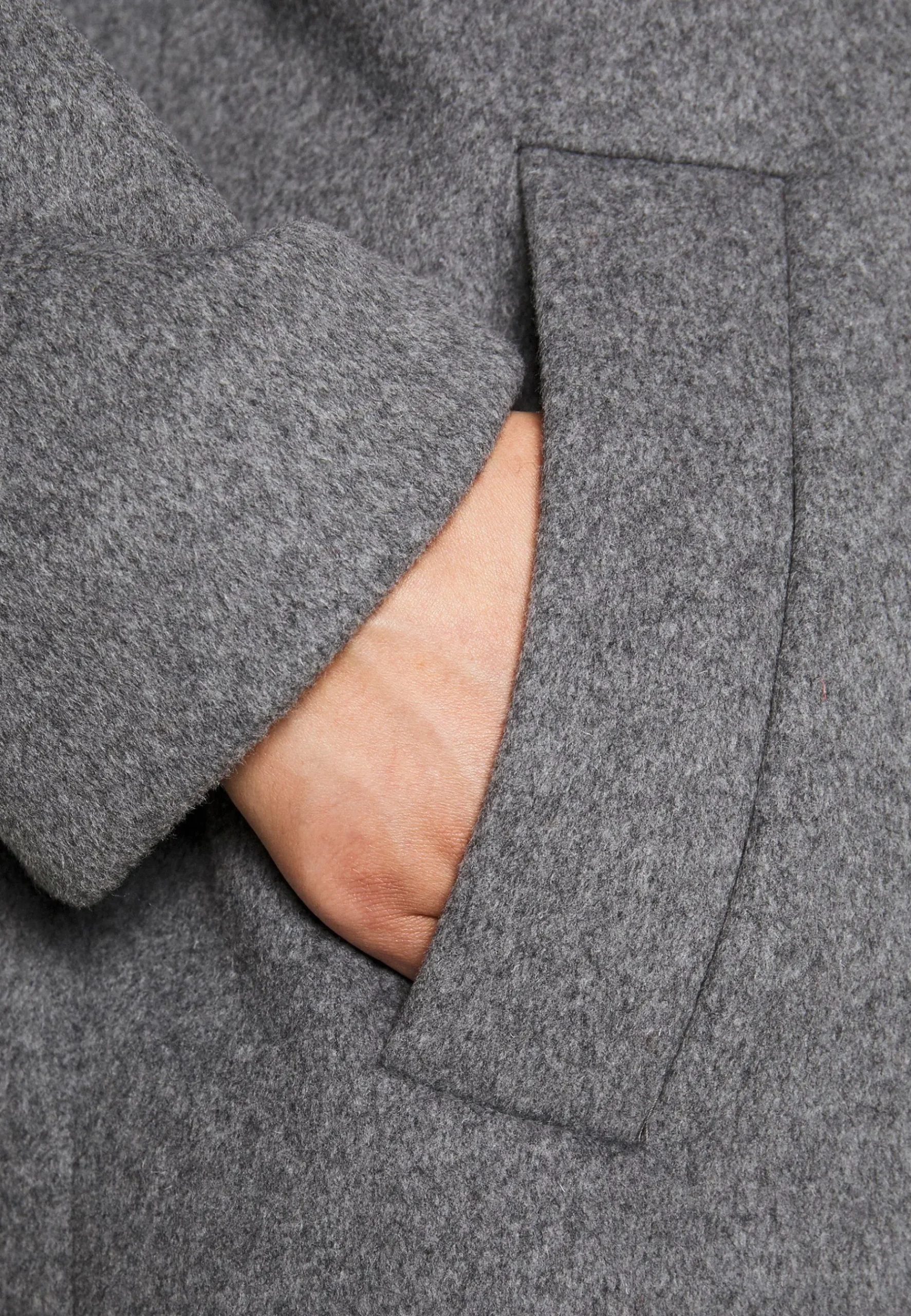 Double Breasted Soft Coat - Manteau Classique|KARL LAGERFELD New