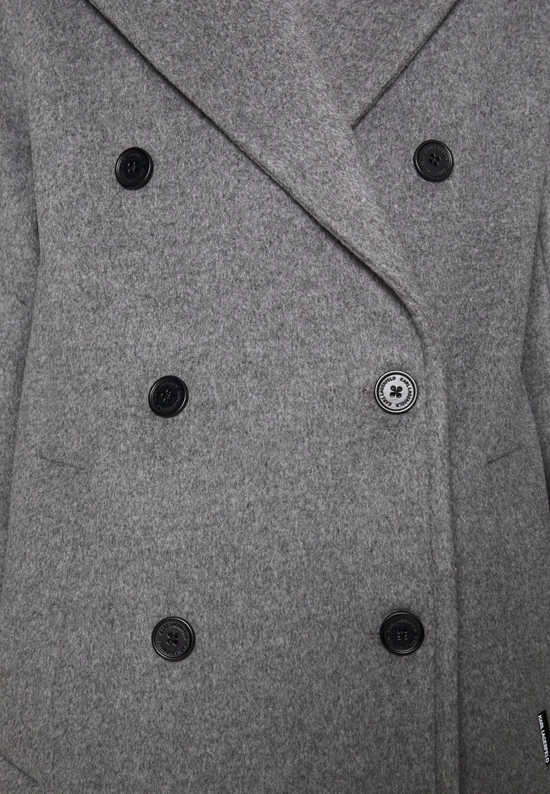 Double Breasted Soft Coat - Manteau Classique|KARL LAGERFELD New