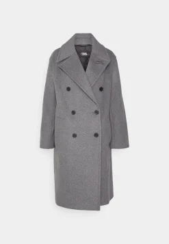 Double Breasted Soft Coat - Manteau Classique|KARL LAGERFELD New