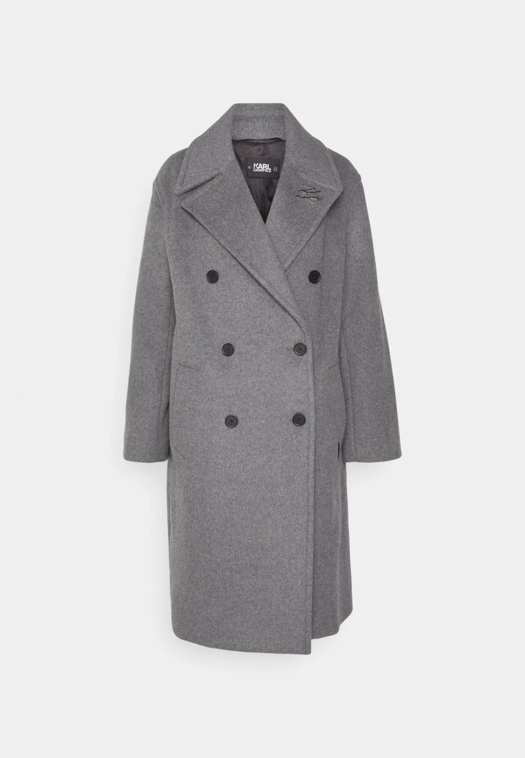 Double Breasted Soft Coat - Manteau Classique|KARL LAGERFELD New