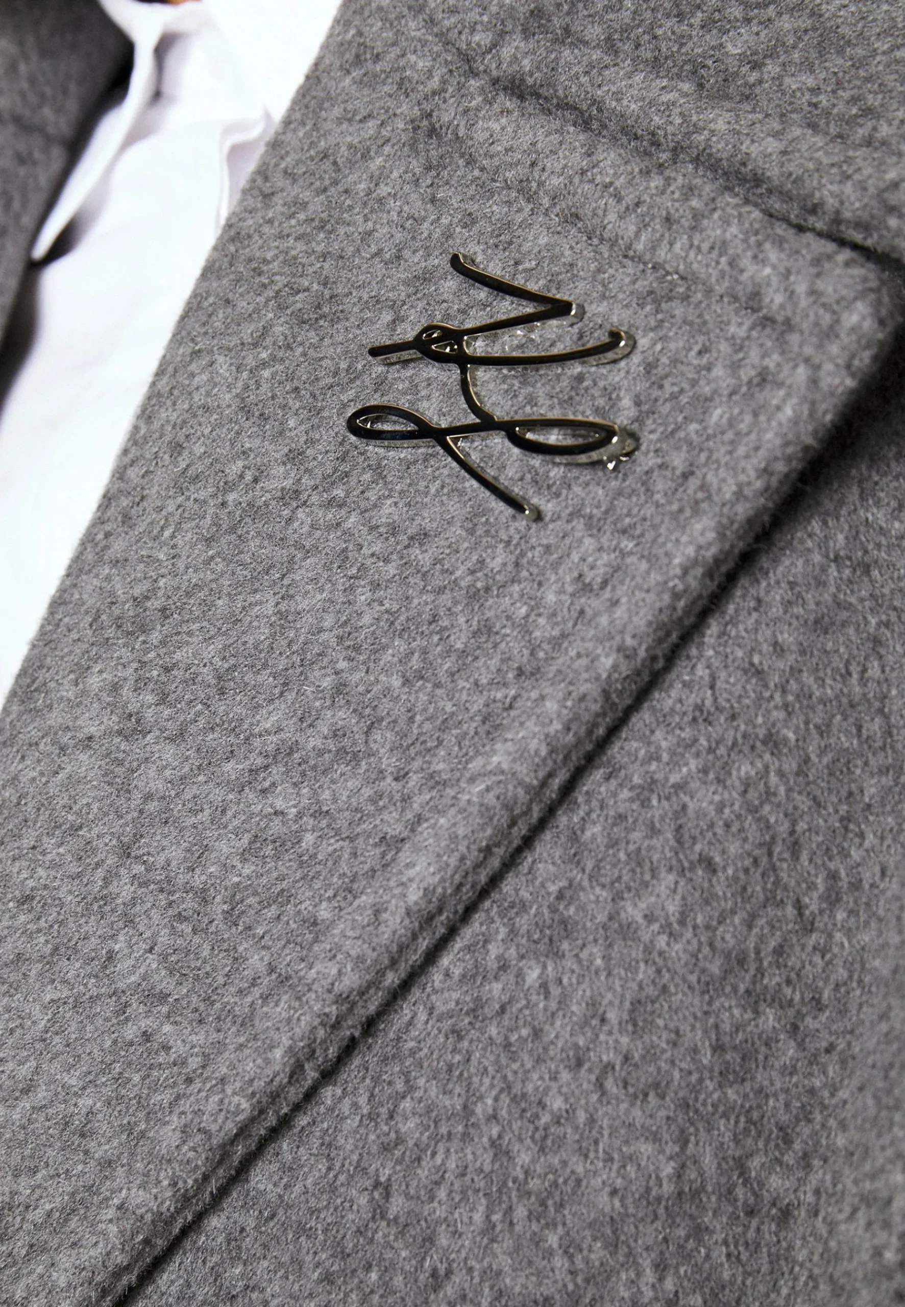 Double Breasted Soft Coat - Manteau Classique|KARL LAGERFELD New